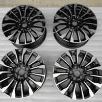 cerchi fiat 500 X nero opaco diamantato