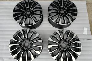 cerchi fiat 500 X nero opaco diamantato