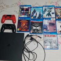  PlayStation 4 slim 512 gb con giochi e controller