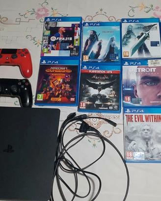  PlayStation 4 slim 512 gb con giochi e controller