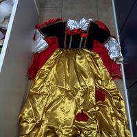 vestito di carnevale biancaneve