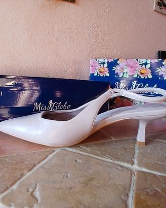 Décolleté glicine slingback MISSGLOBO