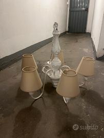 Lampadario 5 luci maison du monde