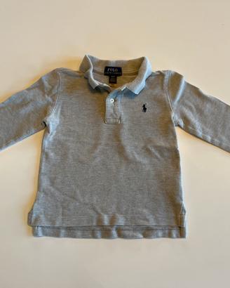 Polo manica lunga Ralph Lauren bambino