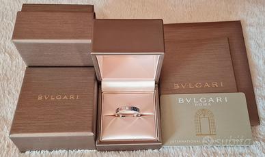 BVLGARI Anello B.zero1 Oro bianco+Diamante NUOVO