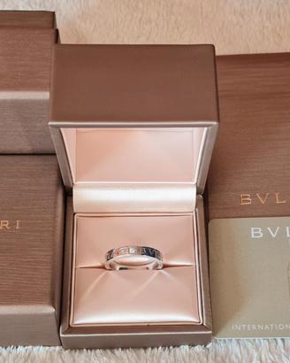 BVLGARI Anello B.zero1 Oro bianco+Diamante NUOVO