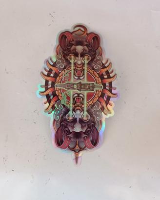 Sticker Adesivo Tattoo Ink Streetwear Artwork Moda