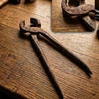 Tenaglie da maniscalco antiche - Ferro battuto