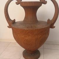 Anfora in terracotta decorata