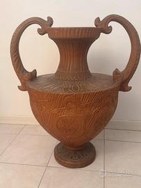 Anfora in terracotta decorata