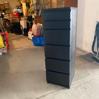 Cassettiera Ikea legno nero