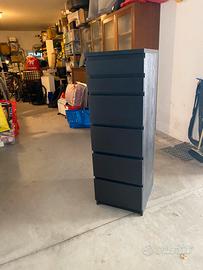 Cassettiera Ikea legno nero