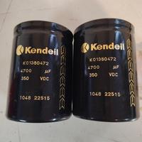 coppia condensatori kendeil 4700uf 350vdc