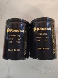coppia condensatori kendeil 4700uf 350vdc