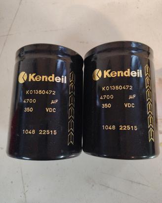 coppia condensatori kendeil 4700uf 350vdc