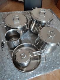 Batteria pentole BARAZZONI inox