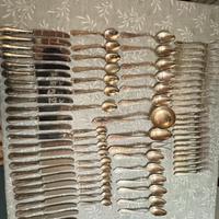 Servizio tavola antiche  argento 800