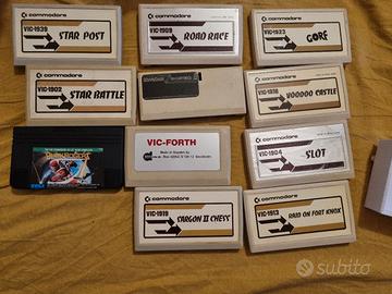 commondore vic 20 cartucce 
