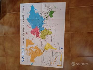 Cartina mondiale radioamatori