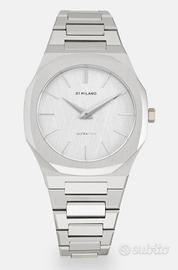 Orologio D1 Milano Ultra Thin Silver Nuovo 