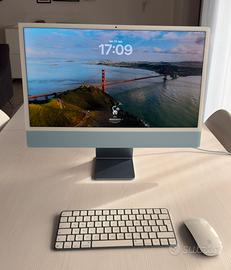 Apple iMac 24" M1 (2021) Blu - 8GB / 256GB SSD