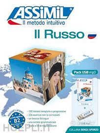 Assimil Il Russo senza Sforzo cofanetto Libro+4 CD