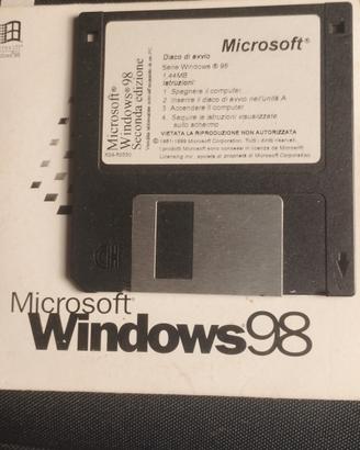Windows 98 + CD disco avvio