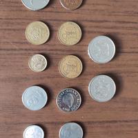 Lotto di monete africane ed asiatiche