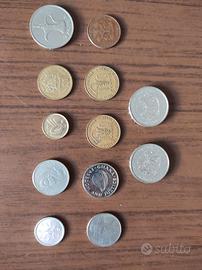 Lotto di monete africane ed asiatiche