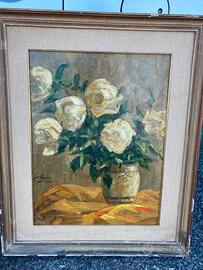 Olio su tela firmato e datato Rivier 1923