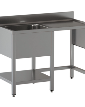 lavello lavandino INOX PROFESSIONALE 120x70CM