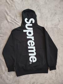 felpa supreme nera