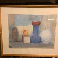 QUADRO ACQUARELLO FIRMATO VINTAGE