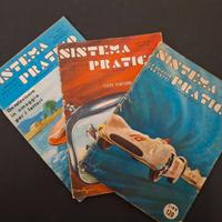 3 Riviste SISTEMA PRATICO anni 1953/1954/1956