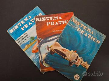 3 Riviste SISTEMA PRATICO anni 1953/1954/1956