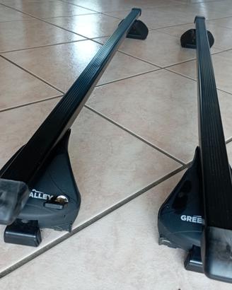 Barre portatutto Green Valley con chiavi antifurto