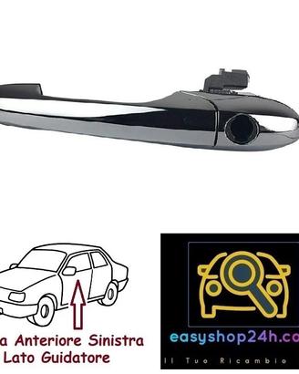 MANIGLIA ESTERNA PER FIAT 500 2007 2014 APRI PORTA