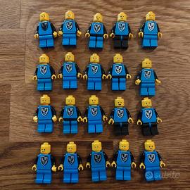lego 20 omini minifig cavalieri black Falcon castl