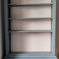 libreria dipinta shabby 