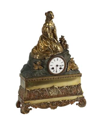 Pendola in Bronzo Dorato e Brunito - metà '800