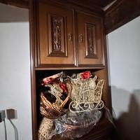 Mobile soggiorno/libreria/ credenza in legno