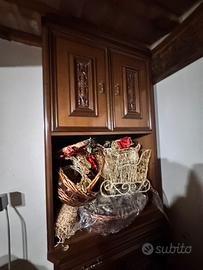 Mobile soggiorno/libreria/ credenza in legno