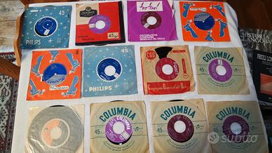 dischi in vinile 45 giri varii generi