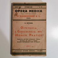 opera medica ostetrica e ginecologia 1932