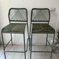 Sgabelli verde salvia