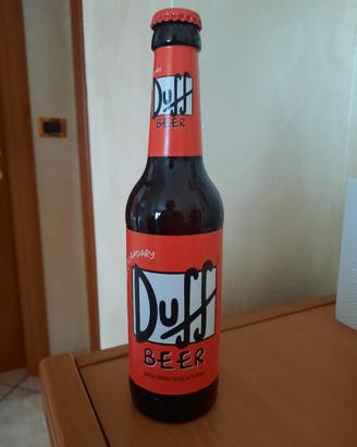 bottiglia birra duff da collezione 