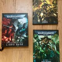 Warhammer 40kLibro base,codex Orchi,codex Necrons