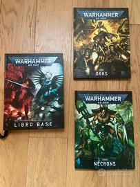 Warhammer 40kLibro base,codex Orchi,codex Necrons