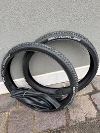 Kit gomme Schwalbe Nobby Nic29x2.60+2camere d'aria