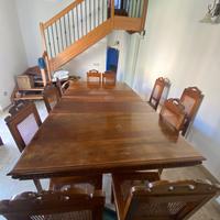 Tavolo in noce primi ’900 estensibile fino a 3,40m